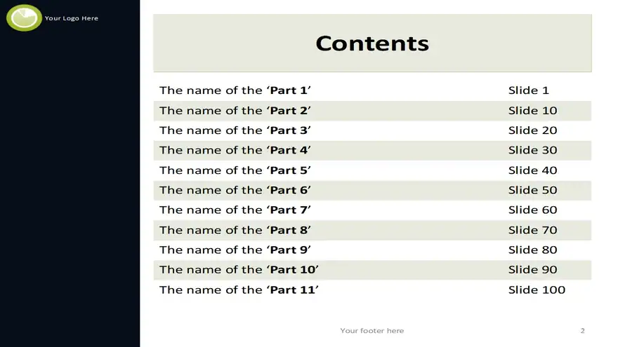 Yet Another Simple Business Template For PowerPoint