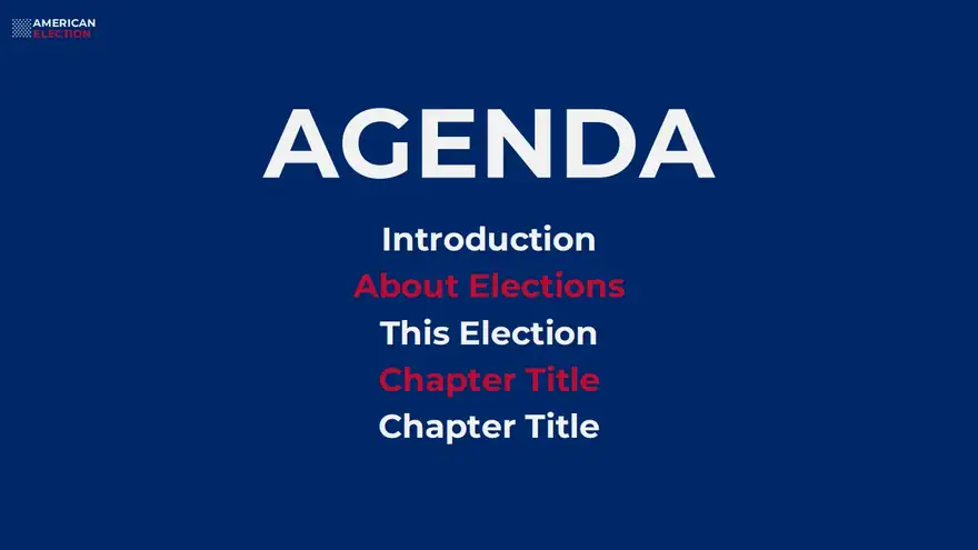American Election Slides