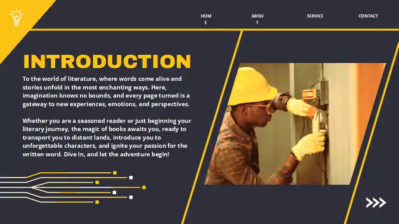 Electricital Industry Company Profile Slides