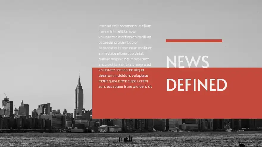 Elements of News Slides