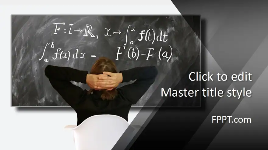 Free Mathematics PowerPoint Template