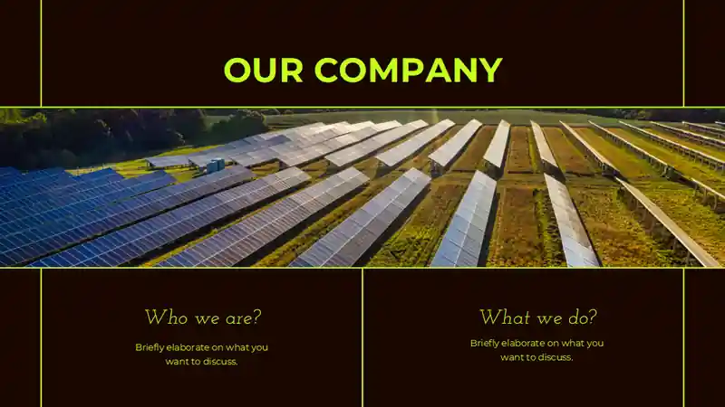 Minimalistic Agri-Food Industry Company Profile Slides