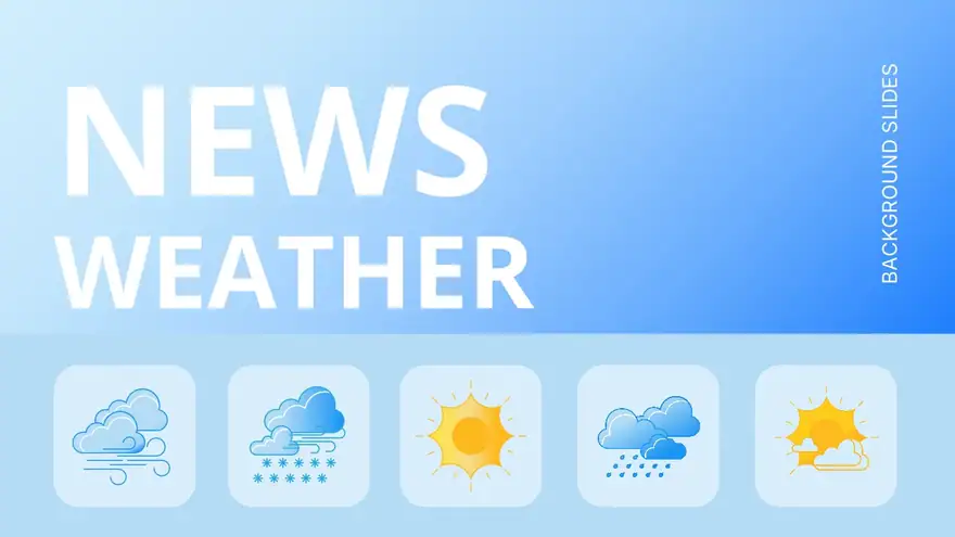News Weather Background Slides