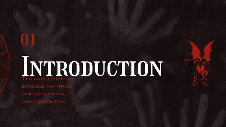 Scary Horror Background Slides