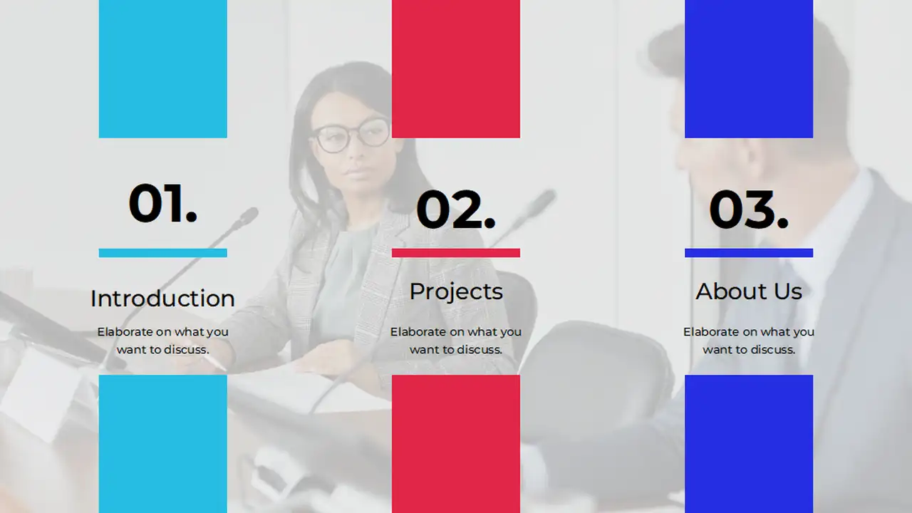 Simple Political Party Company Profile Slides