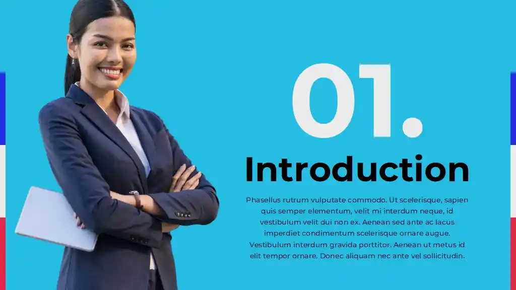 Simple Political Party Company Profile Slides