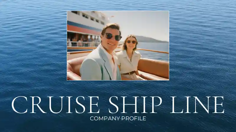 Video Background Cruise Ship Line Company Profile Slides