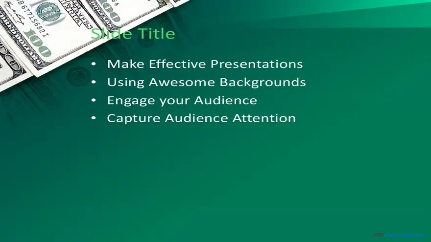 10057-01-green-dollars-ppt-template