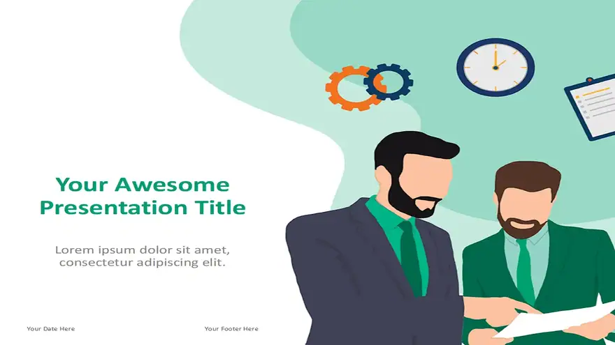 Cartoon Business Template for PowerPoint and Google Slides