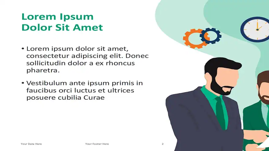 Cartoon Business Template for PowerPoint and Google Slides