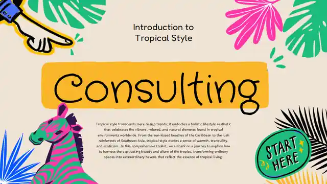 Colorful Tropical Style Consulting Toolkit Slides