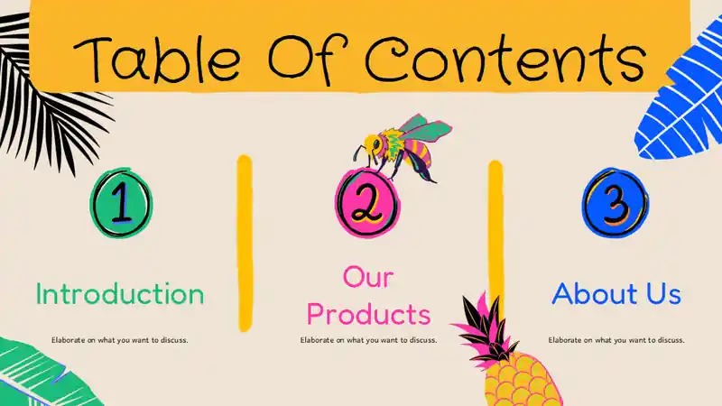 Colorful Tropical Style Consulting Toolkit Slides