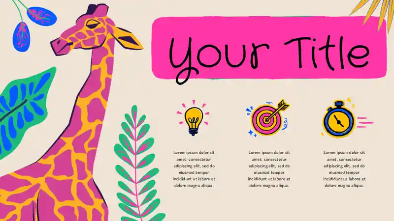 Colorful Tropical Style Consulting Toolkit Slides