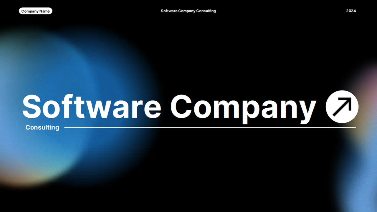 Cool Software Company Consulting Slides