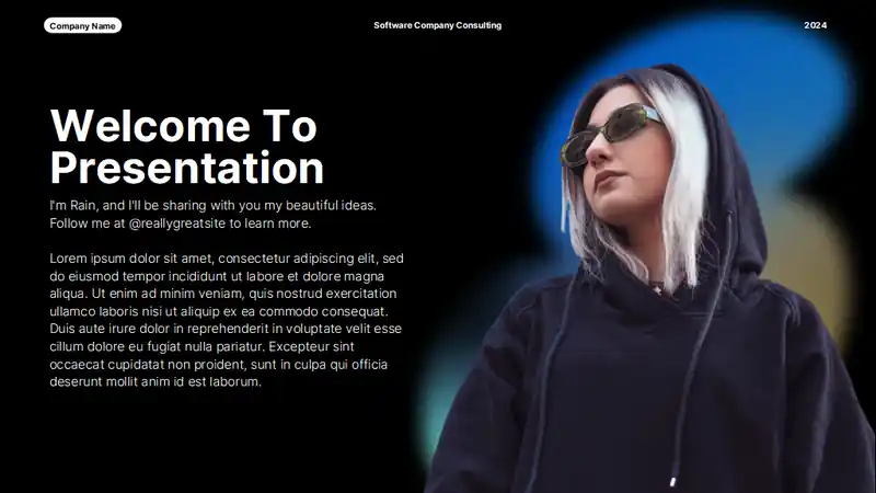 Cool Software Company Consulting Slides