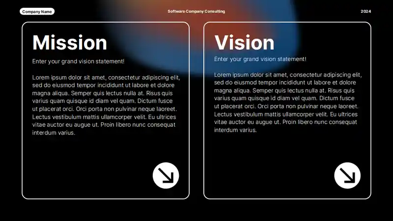 Cool Software Company Consulting Slides