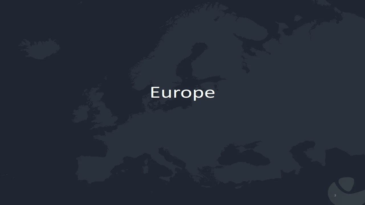Europe Map PowerPoint Template