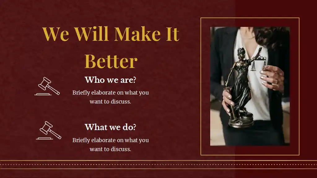 Formal Judges and Lawyers Legal Consulting Slides