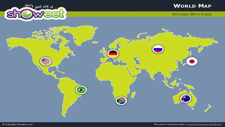 Free World Map for PowerPoint