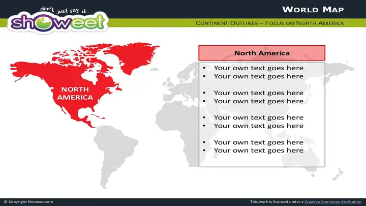 Free World Map for PowerPoint