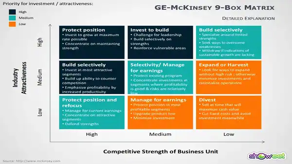 GEMcKinsey Matrix for PowerPoint