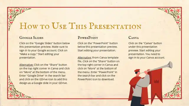 Illustrative Medieval Style Consulting Toolkit Slides