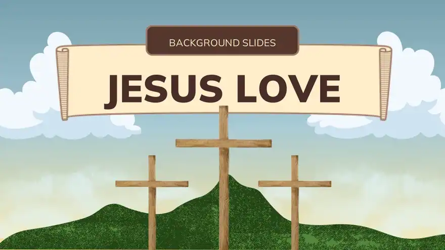 Jesus Love Background Slides