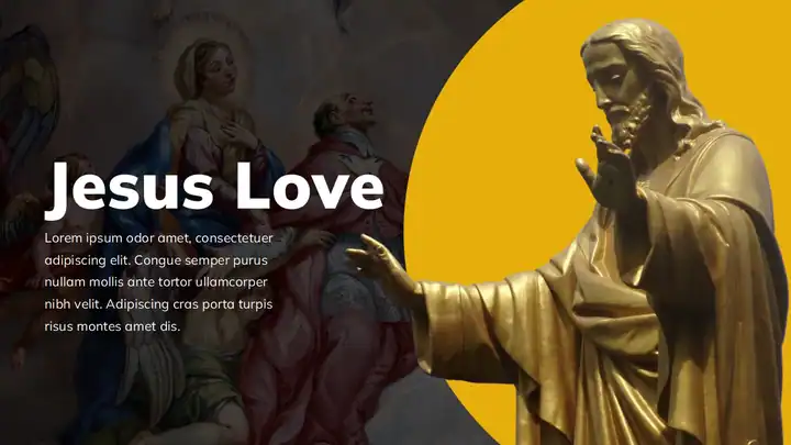 Jesus Love Background Slides