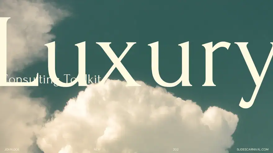 Luxury Consulting Tool Slides