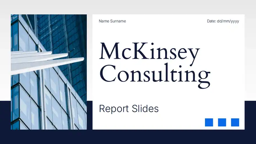McKinsey Consulting Report Slides