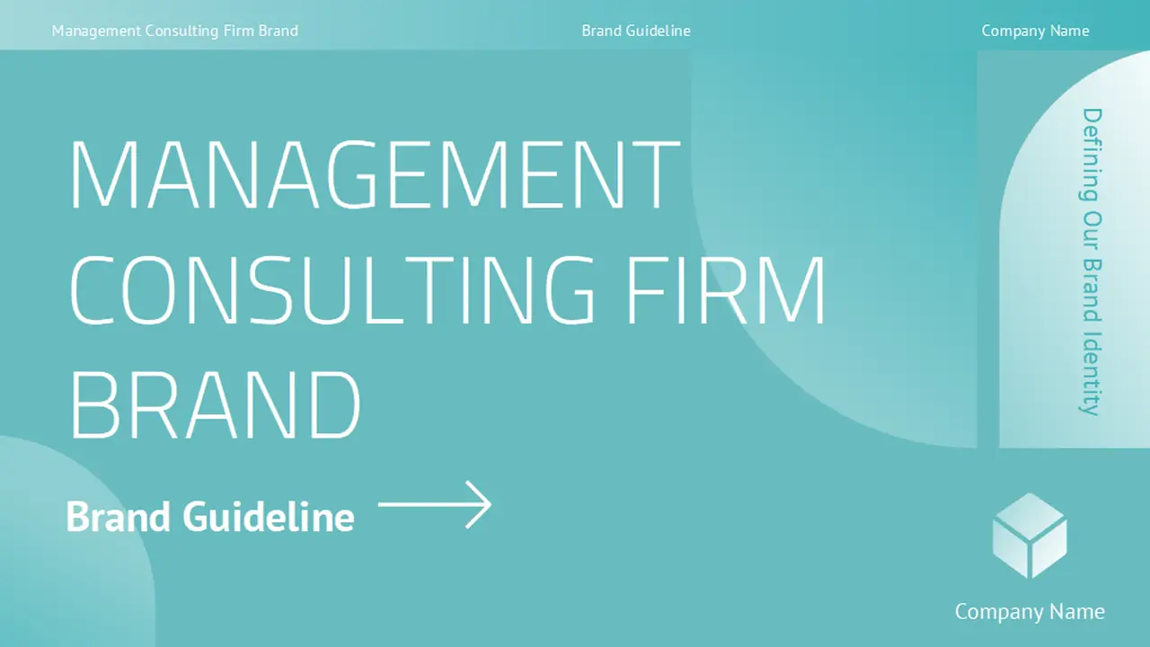 Minimal Professional Management Consulting Firm Brand Slides
