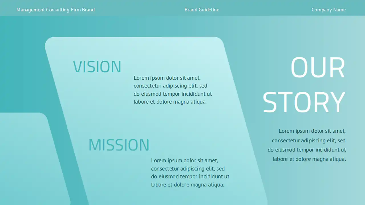 Minimal Professional Management Consulting Firm Brand Slides