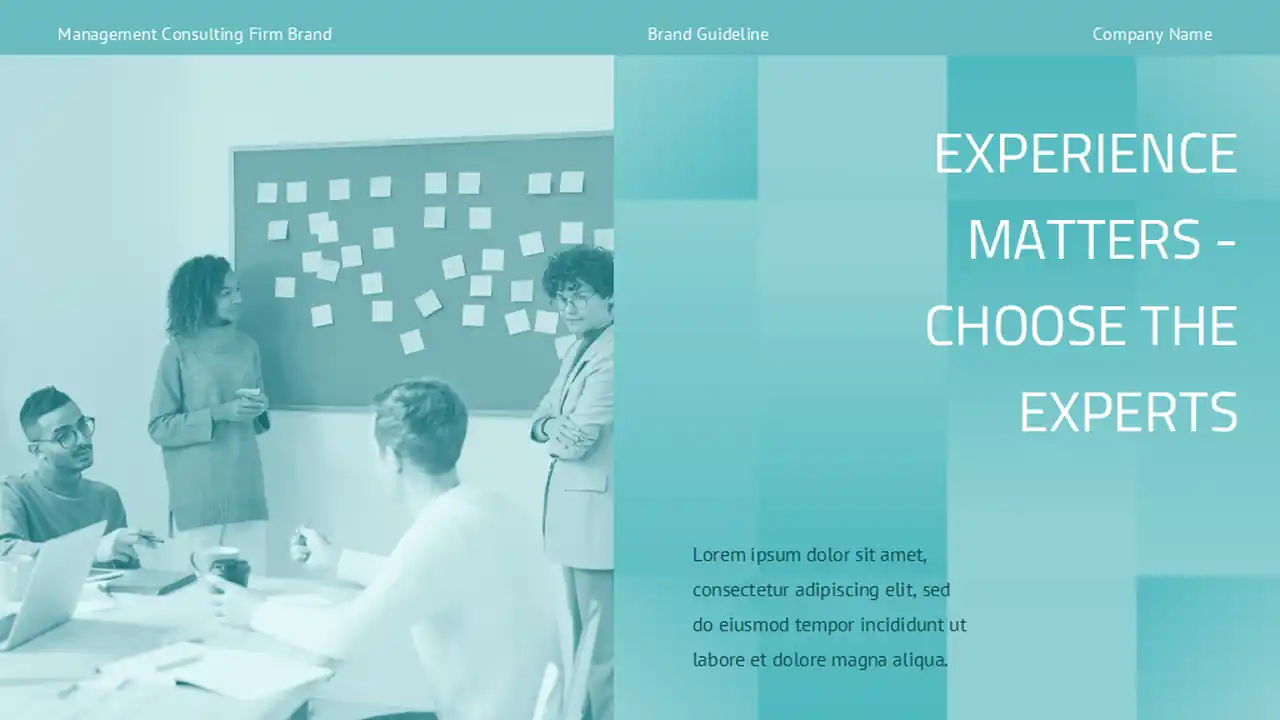Minimal Professional Management Consulting Firm Brand Slides