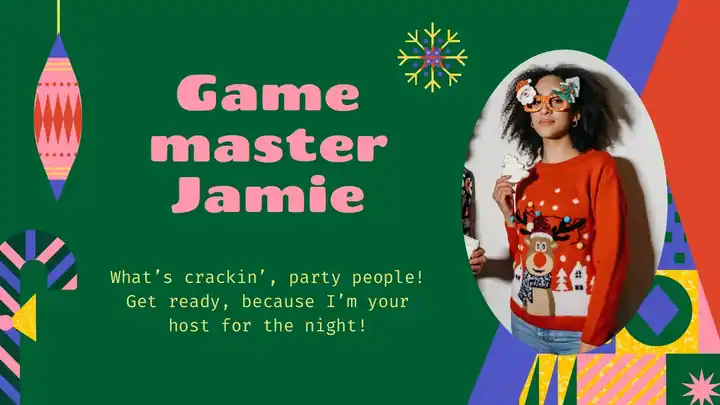 Never Have I Ever Christmas Party Game Slides