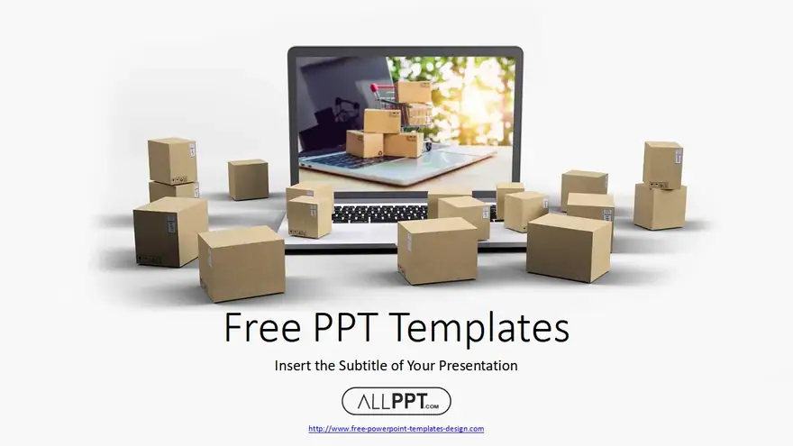 Online Delivery Service PowerPoint Templates