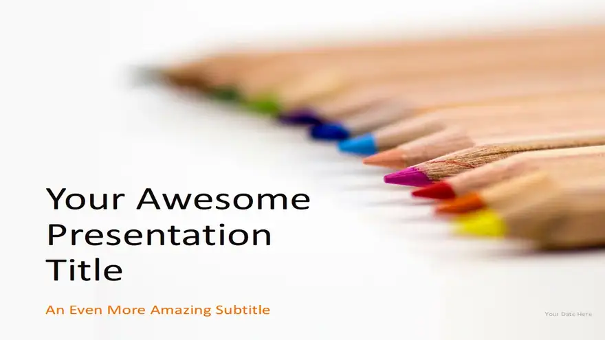 Pencils – PowerPoint Template