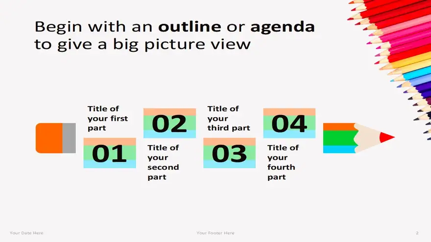 Pencils – PowerPoint Template