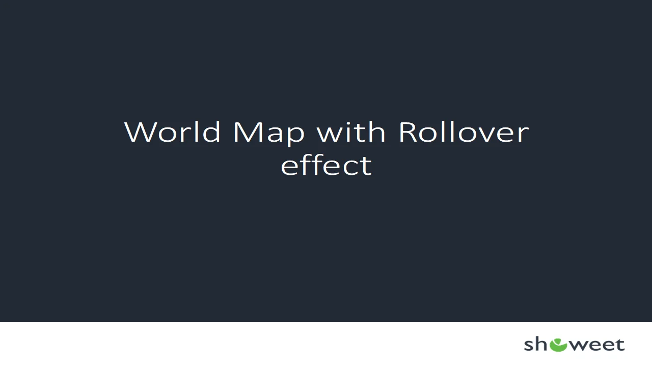 PowerPoint World Map with Rollover Effect