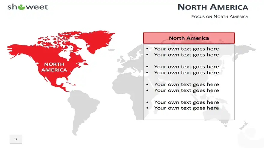 PowerPoint World Map with Rollover Effect