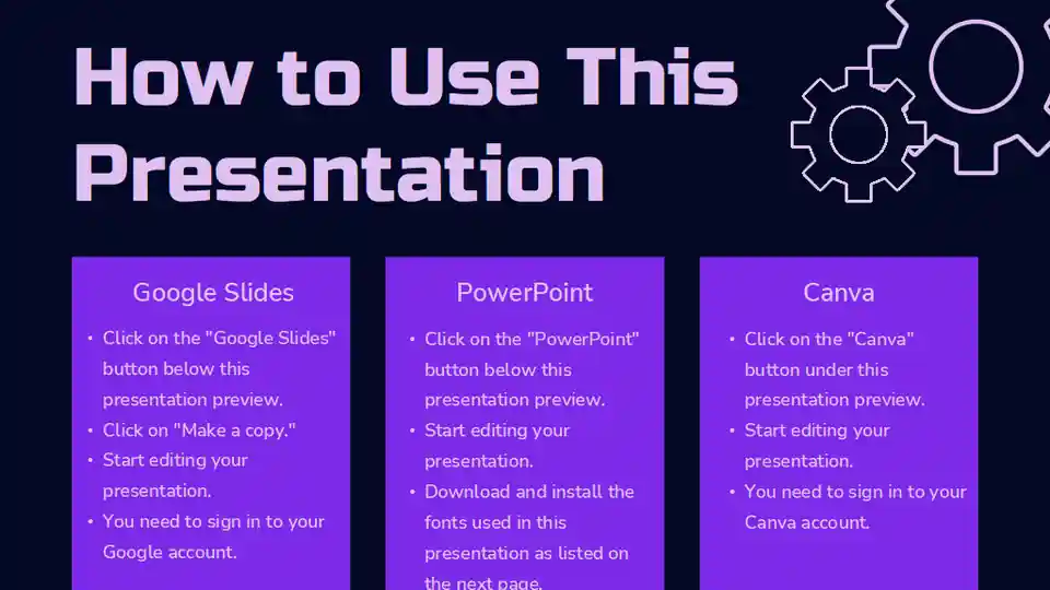 Purple Bold Data Science Consulting Slides