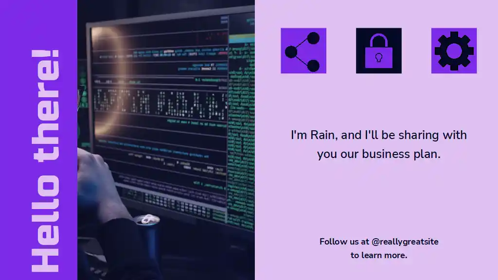 Purple Bold Data Science Consulting Slides