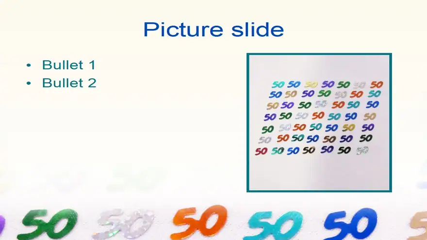 50th Birthday Template