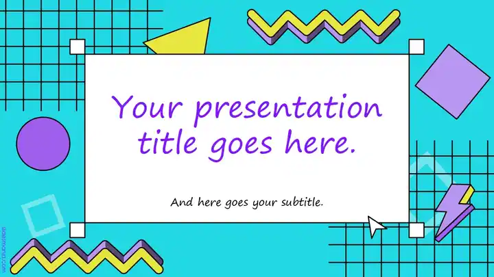 90’s Vibes free creative Powerpoint & Canva template and Google Slides theme.