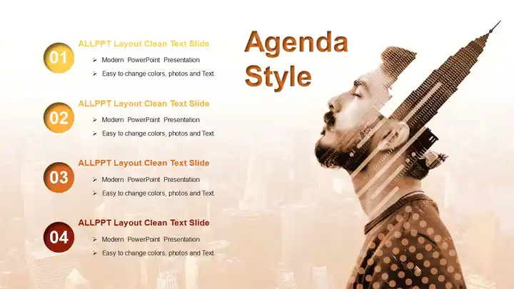 Abstract City Arrows PowerPoint Templates