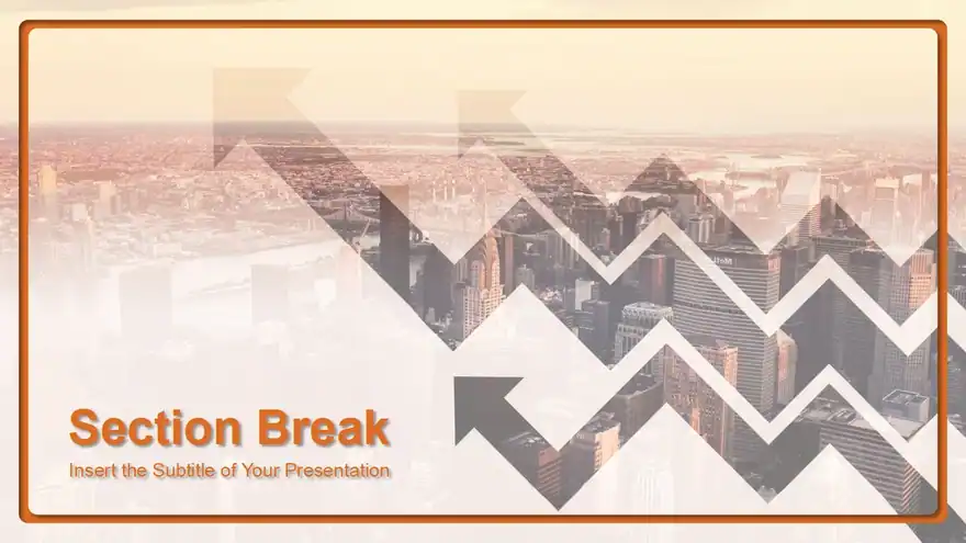 Abstract City Arrows PowerPoint Templates