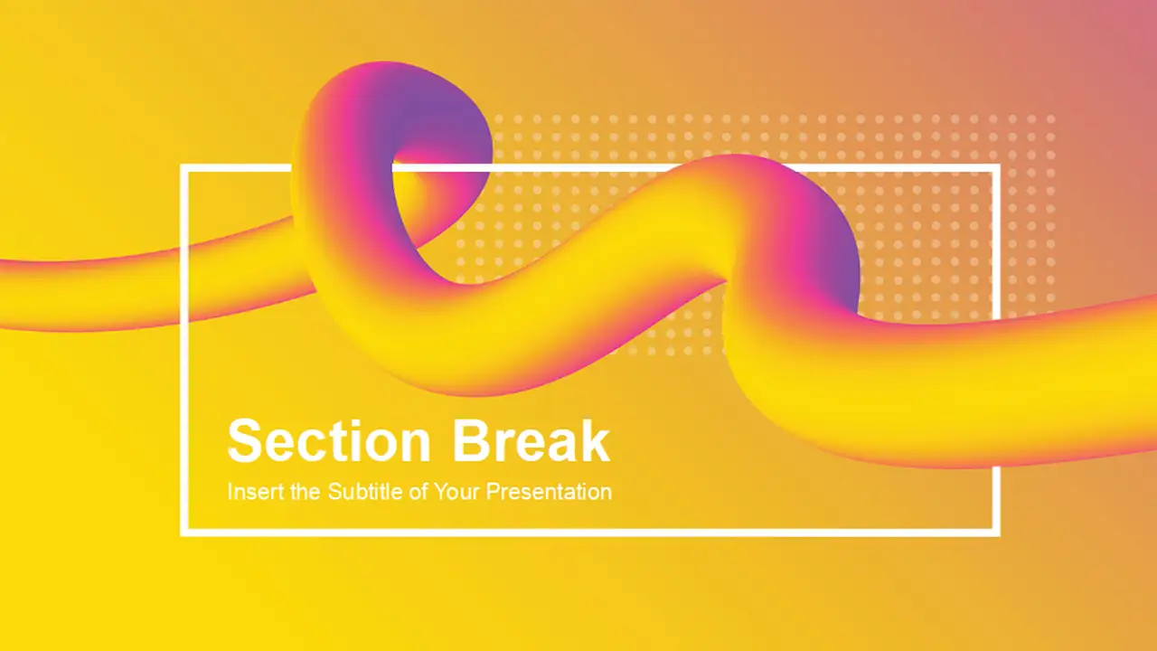 Abstract Gradients Waves PowerPoint Templates