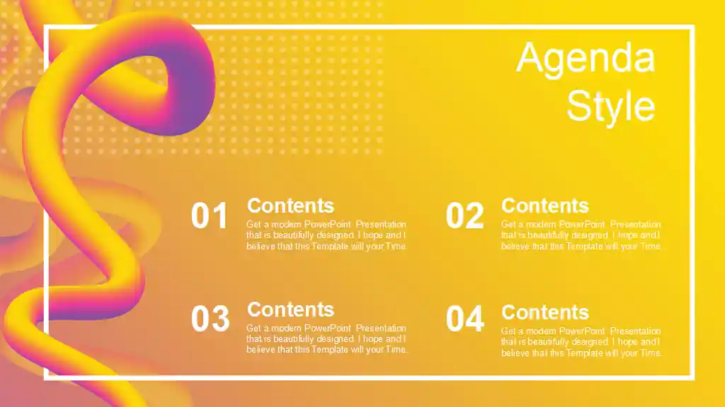 Abstract Gradients Waves PowerPoint Templates