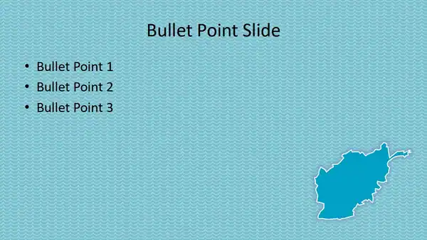 Afghanistan Map PowerPoint Template