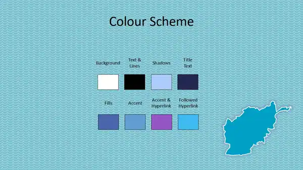 Afghanistan Map PowerPoint Template
