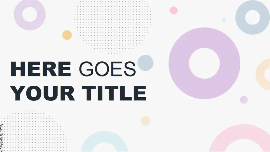 Alegria Free lively template for Google Slides or PowerPoint presentations